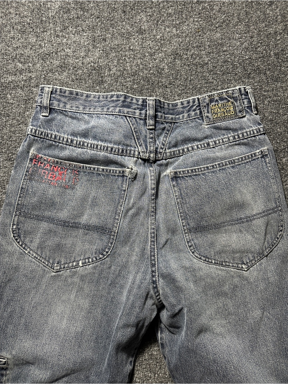 Le-jean-de-marithe-francois-girbaud Men's Navy and Blue Jeans